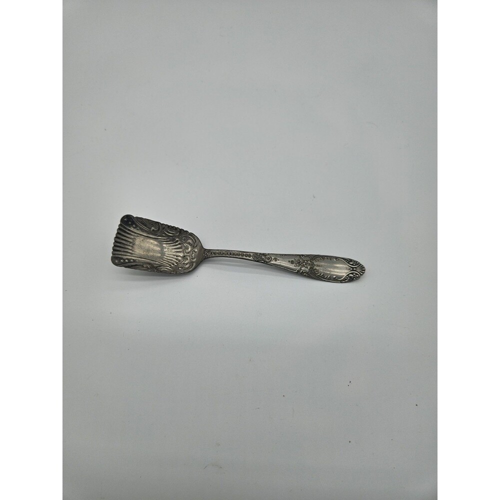 Vintage Crown Silver Plate Scoop Shovel Spoon